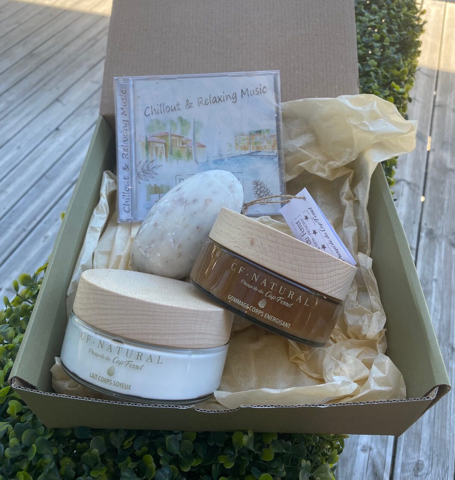 Notre coffret cadeau corps • Domaine du Ferret