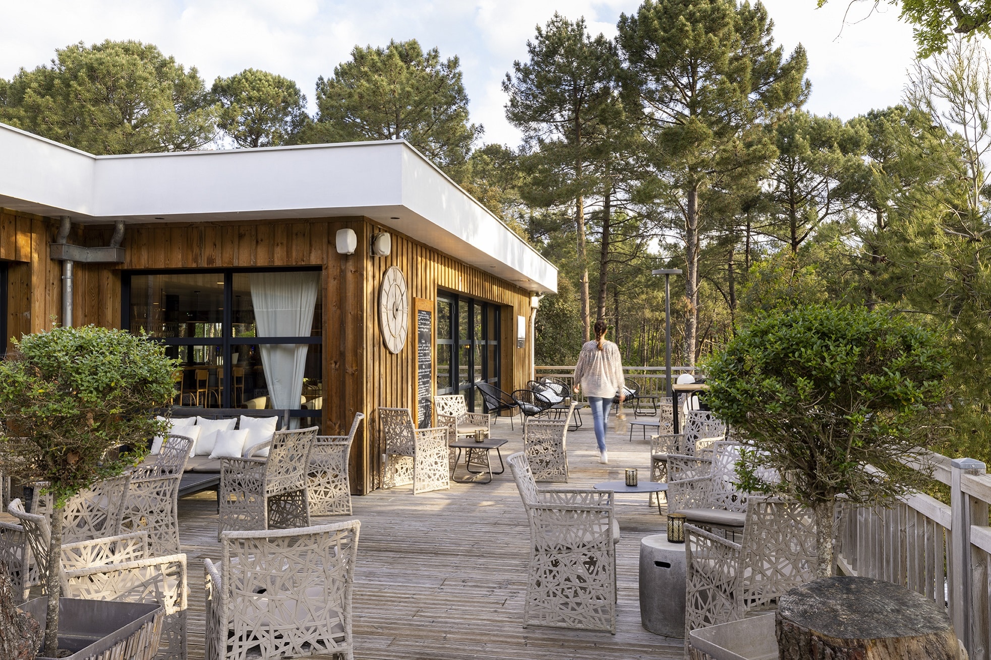 Terrasse avant - Cabanon du Domaine - Claouey